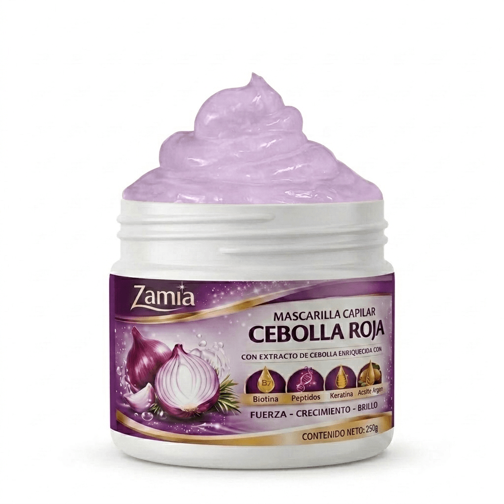 Mascarilla Capilar De Cebolla Roja