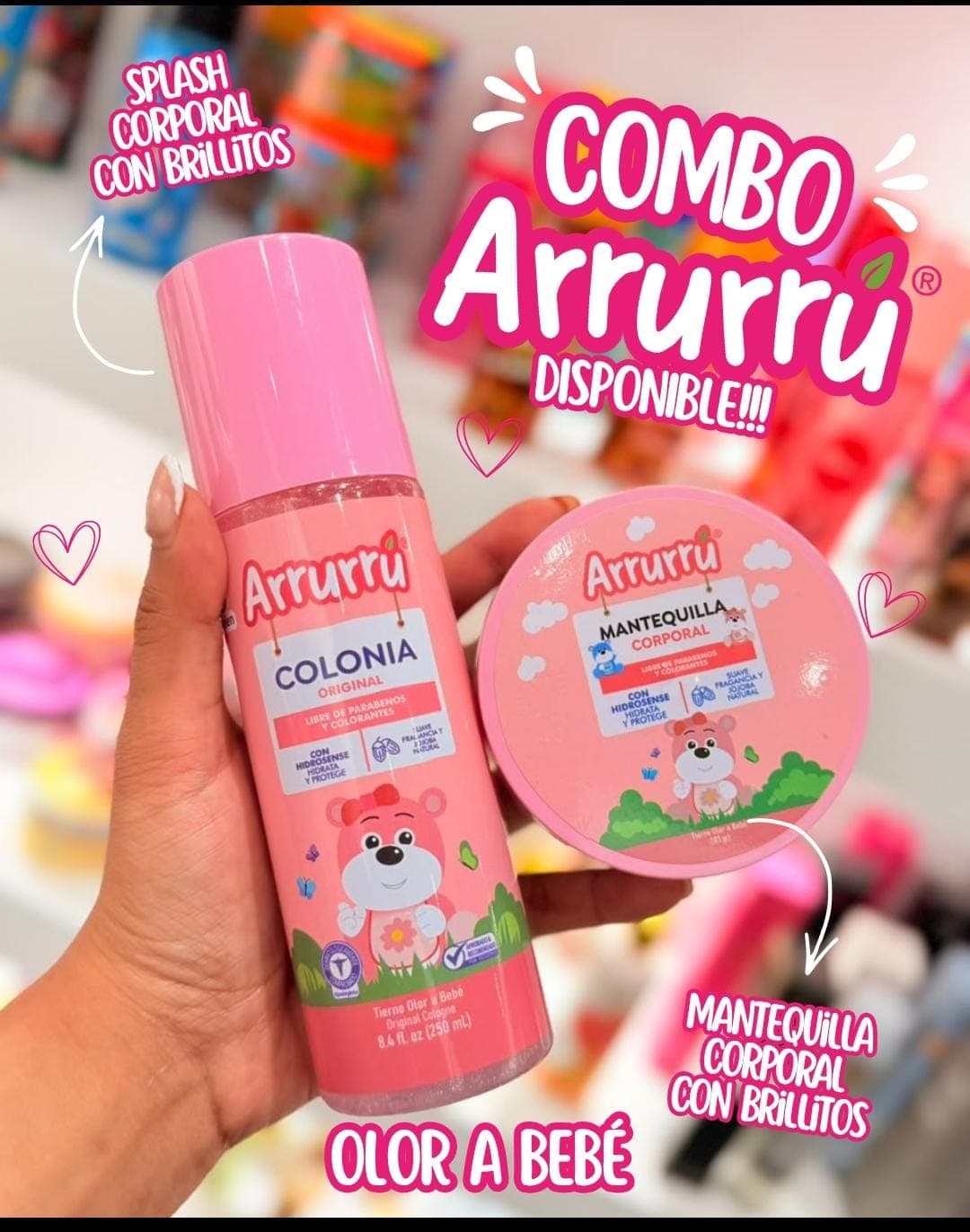 Combo Colonia y Mantequilla Arrurrú