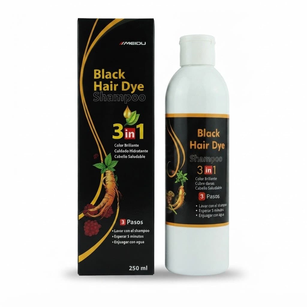 Shampoo De Henna Cubre Cana Caja Color