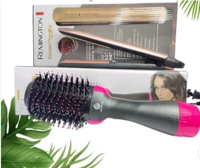COMBO 3 plancha keratina+cepillo one ste