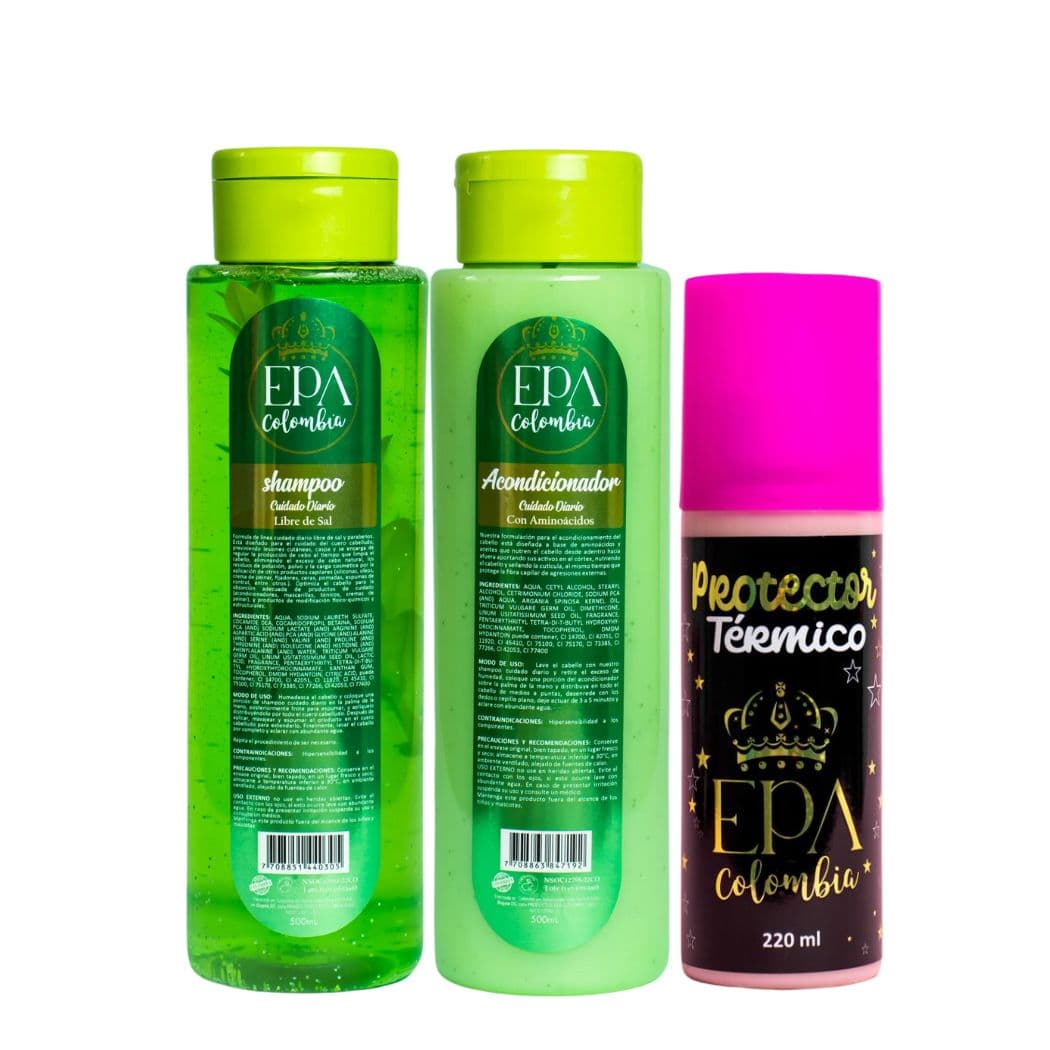 POST CUIDADO KERATINA VERDE SHAM, ACON