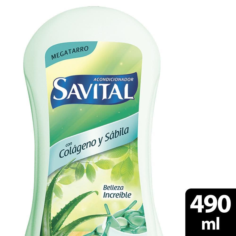 Acondicionador SAVITAL COLAGENO Y SABILA (490 ml)