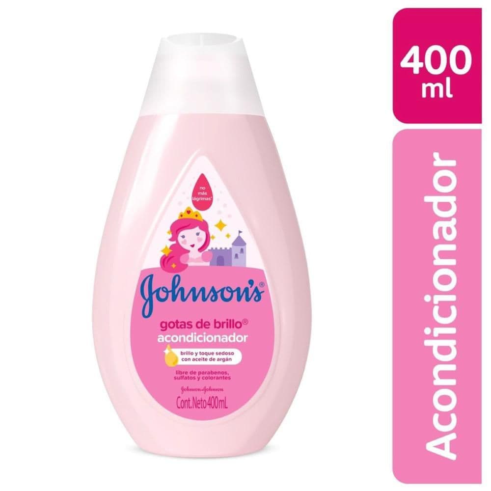 Acondicionador JOHNSON S gotas de brillo (400 ml)