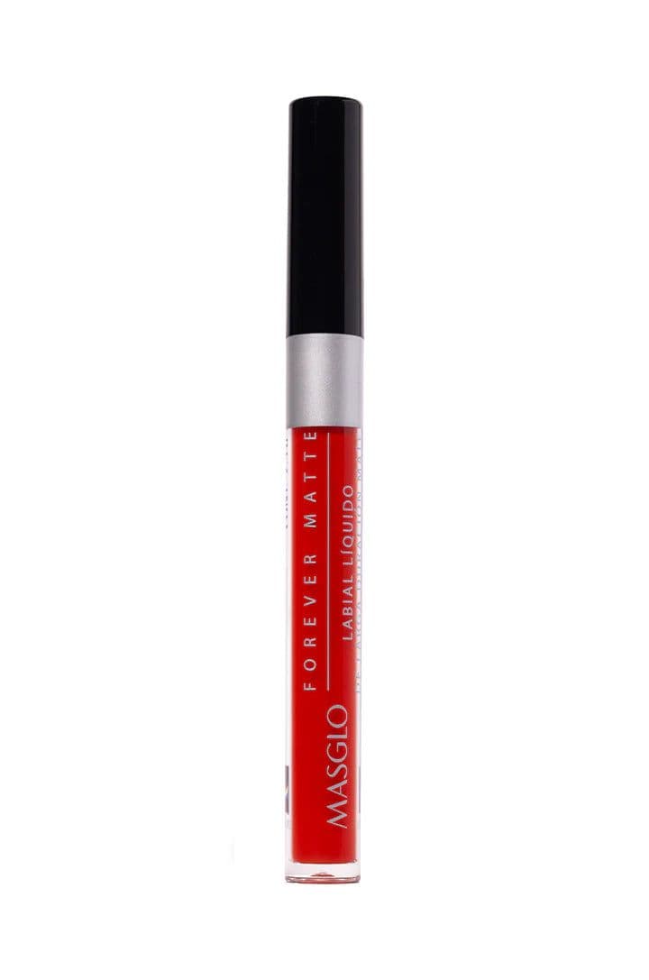 LABIAL LIQUIDO MATTE MASGLO ROJO FARANDULERA