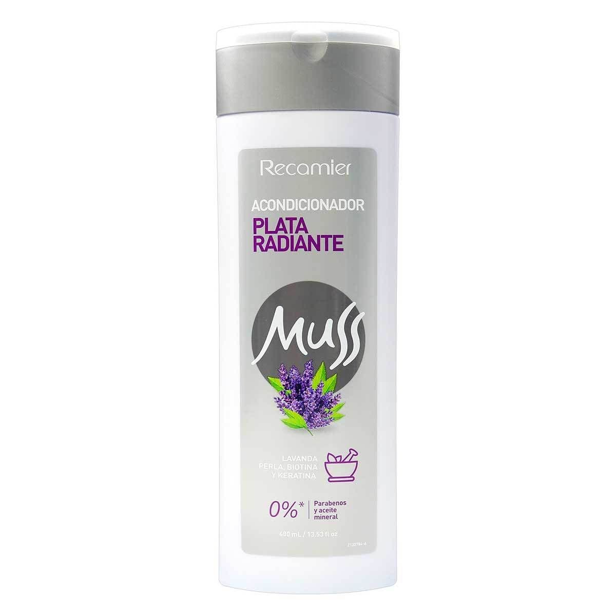 Acondicionador Muss Plata Radiante Frasco x 400 mL
