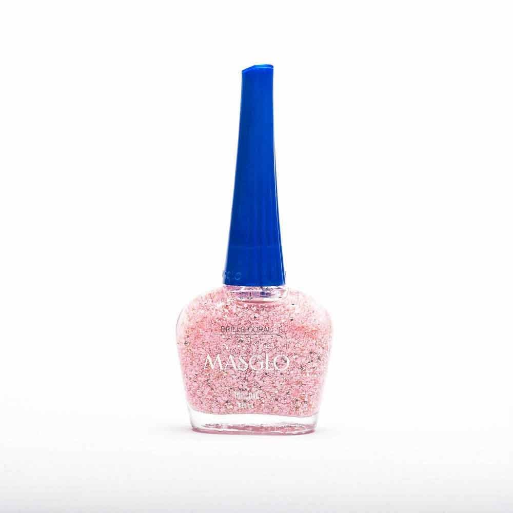 Esmalte Masglo Brillo Coral 13.5 ML