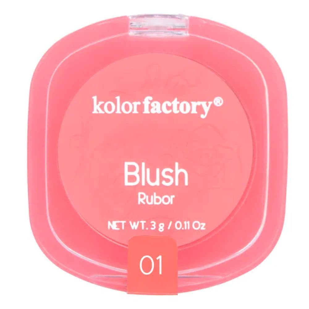 KOLOR FACTORY RUBOR COMPACTO INDIVIDUAL N.01 X 3GR
