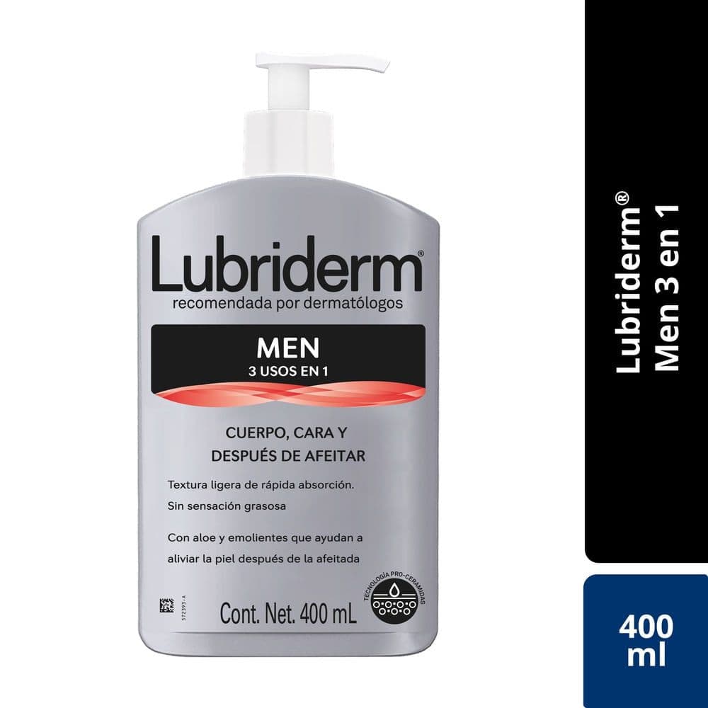 Crema Corporal LUBRIDERM For Men x 400 ML